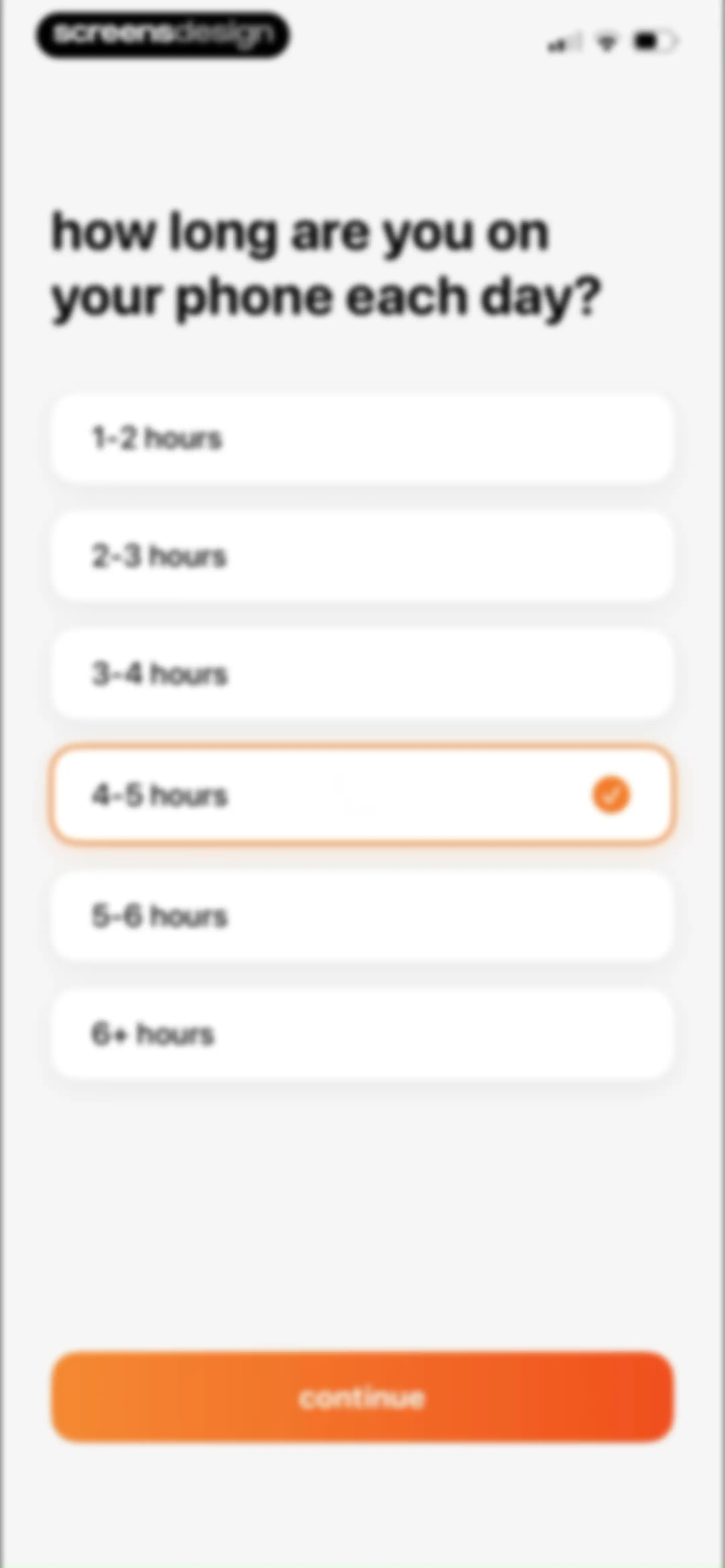 Onboarding Prayer Lock — question temps d'écran