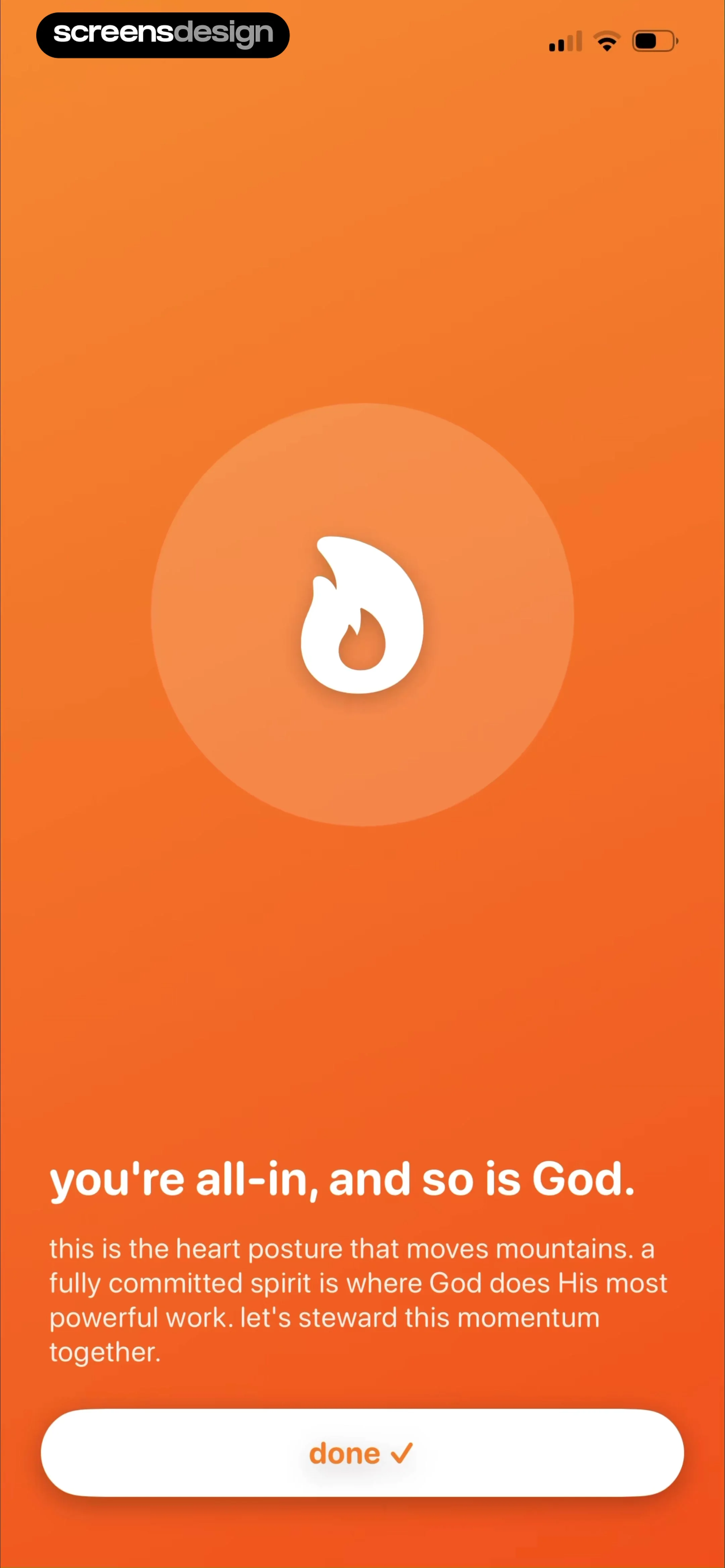 Onboarding Prayer Lock — relation à Dieu (multi-choix)